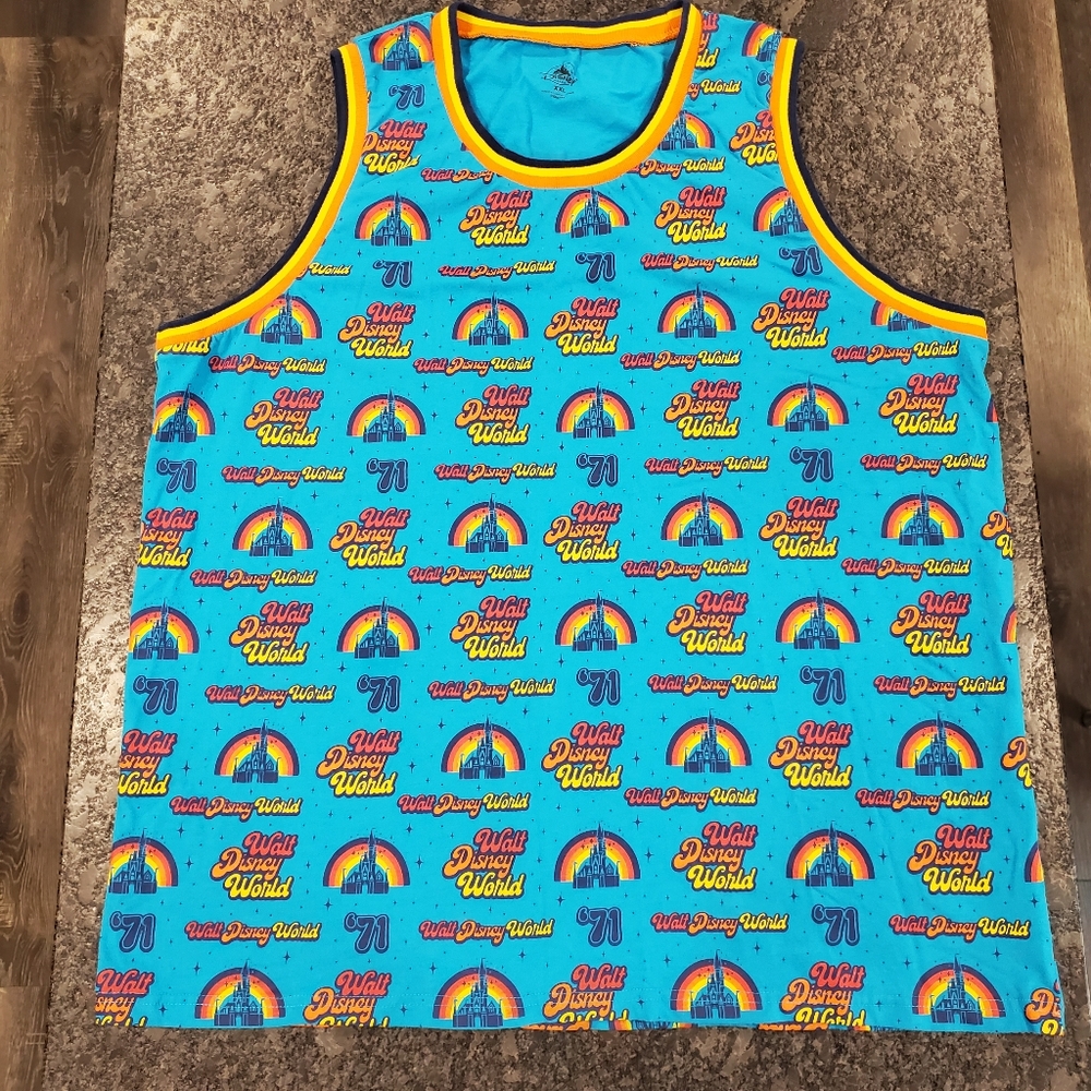 Disney Parks Exclusive Tanktop Retro Design 50th Anniversary